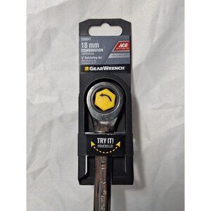 GearWrench  Professional  18mm METRIC Combination Wrench, Ratcheting, #2068047